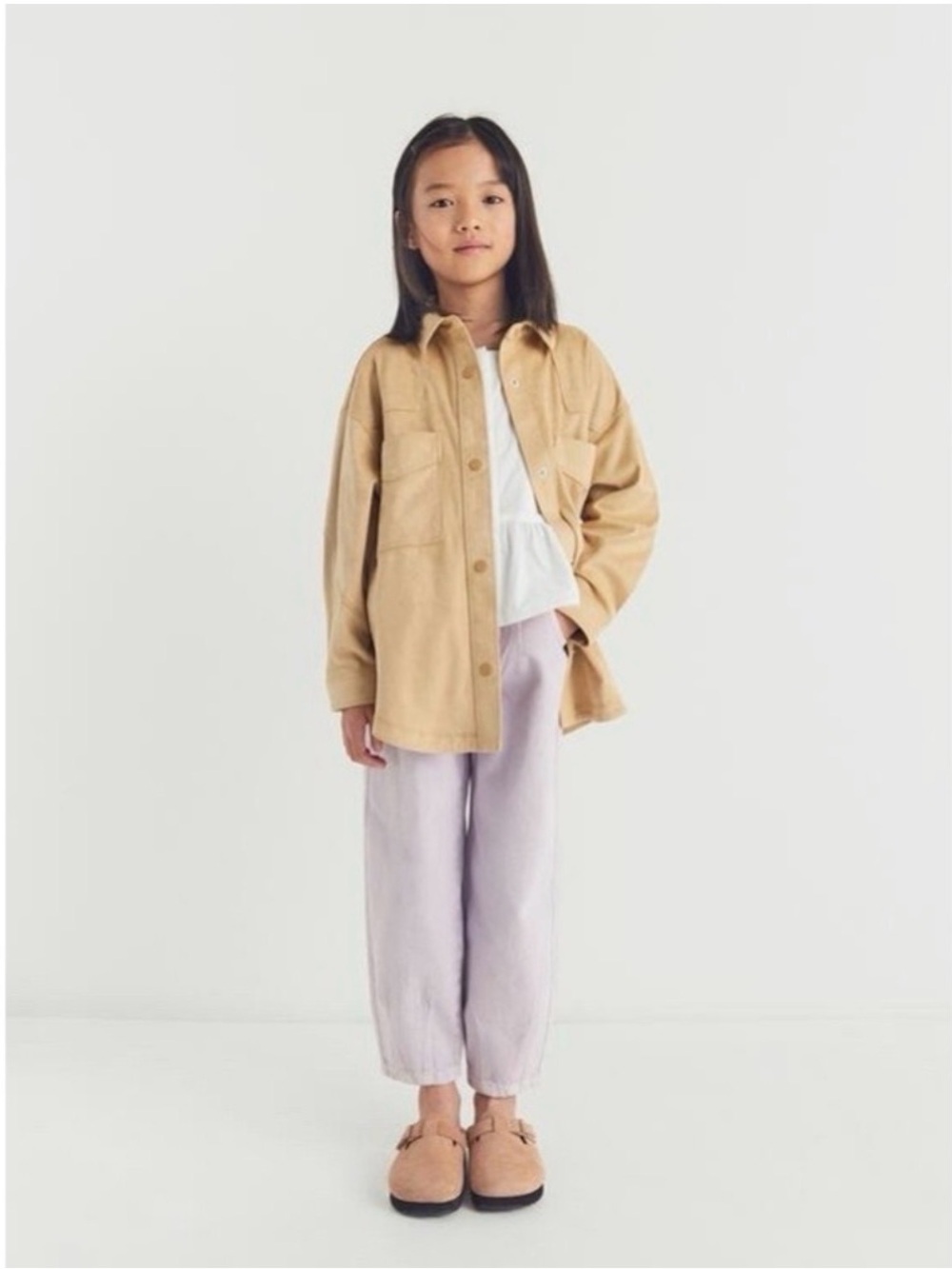 Zara faux suede Overshirt